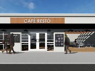 Proyecto Café, JVG Arquitectura JVG Arquitectura مساحات تجارية