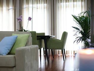 Surfer Colors living room, Perfect Home Interiors Perfect Home Interiors Ruang Makan Gaya Eklektik Kayu Green