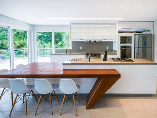 Cozinha AM - Projeto Metrik Design - Arquiteto em Balneário Camboriú, Blumenau e região., Metrik Design - Arquitetura e Interiores Metrik Design - Arquitetura e Interiores Nowoczesna kuchnia