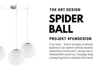 Lampa Pająk, 4FunDesign.com 4FunDesign.com Phòng khách