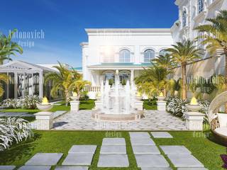 ​Landscaping of the future from Katrina Antonovich, Luxury Antonovich Design Luxury Antonovich Design Classic style houses