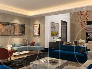 VA Residence, Language of Design Language of Design Modern living room