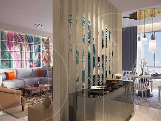 UHA Apartment Design, Language of Design Language of Design Modern Living Room
