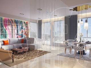 UHA Apartment Design, Language of Design Language of Design Modern living room