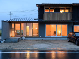 晴耕雨読, 風景のある家.LLC 風景のある家.LLC Casas de madera Madera Acabado en madera