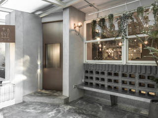 鄰居家 Next Door Cafe 永康店, 湜湜空間設計 湜湜空間設計 Commercial spaces Concrete