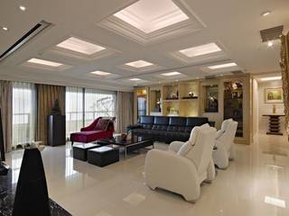 『輕』豪宅概念新古典生活, 龐比度空間規劃 龐比度空間規劃 Scandinavian style living room