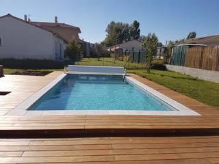 Piscine de 8x4m avec volet hors sol, Oplus piscines Oplus piscines مسبح