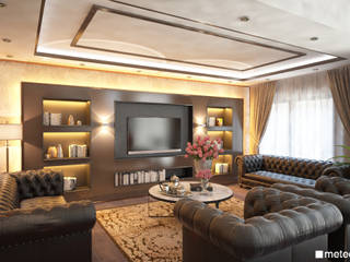 VİLLA, Meteor Mimarlık & Tasarım Meteor Mimarlık & Tasarım Classic style living room