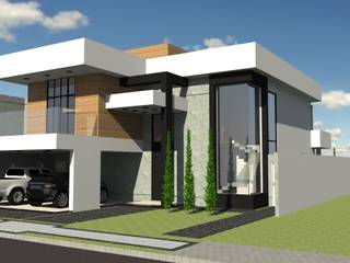 Projeto de Sobrado, Arch & Design Studio Arch & Design Studio Terrace house