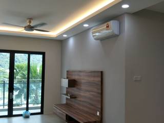 Mira Residence(Penang), Skilled Decor & Design Skilled Decor & Design Salon moderne Bois Effet bois