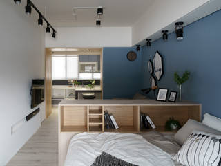 率性．北界, Moooi Design 驀翊設計 Moooi Design 驀翊設計 Dormitorios de estilo escandinavo