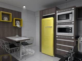 Modelos de Cozinhas Planejadas, ARQUITETOS ASSOCIADOS - AM ARQUITETOS ASSOCIADOS - AM 現代廚房設計點子、靈感&圖片 MDF