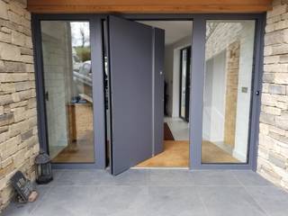 General Images, RK Door Systems RK Door Systems Front doors Aluminium/Zinc Grey