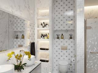 Дизайн ванной комнаты в парижском стиле, Архитектурное бюро «Парижские интерьеры» Архитектурное бюро «Парижские интерьеры» Classic style bathroom