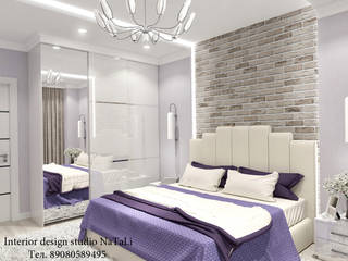 Дизайн спальной комнаты, Студия дизайна Натали Студия дизайна Натали Moderne Schlafzimmer