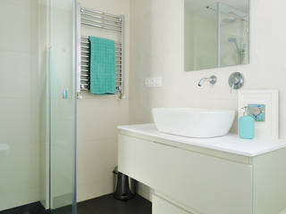 Reforma integral estilo nórdico industrial, Noelia Villalba Interiorista Noelia Villalba Interiorista Scandinavian style bathroom
