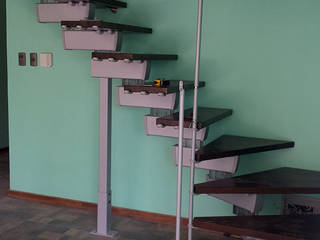 Instalación Escalera modular Rintal modelo Tech , Constructora Las Américas S.A. Constructora Las Américas S.A. Stairs