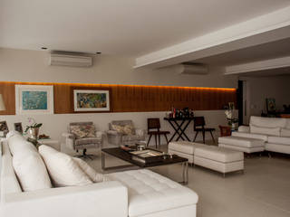 Apartamento - Campo Belo - SP - BR, POBO Arquitetura e Interiores POBO Arquitetura e Interiores Modern Living Room