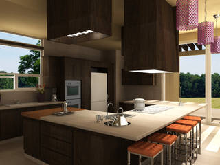 Casa Faisan, Micro Estudio Tekne Micro Estudio Tekne Mediterranean style kitchen