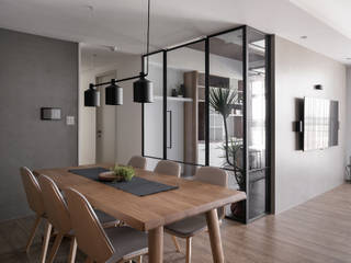 惠宇墩南, Fertility Design 豐聚空間設計 Fertility Design 豐聚空間設計 Modern Dining Room