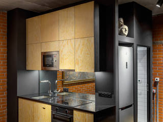 LOFT, PK AID PK AID Industrial style kitchen