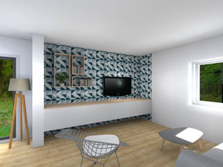 Conseil en aménagement et décoration d'une maison en cours de construction, Studio Fan Déco Studio Fan Déco