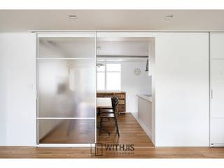 모던 인테리어원 슬라이딩 도어, WITHJIS(위드지스) WITHJIS(위드지스) Modern style doors