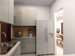 Modular kitchen- Utilizing the space with best concepts Rhythm And Emphasis Design Studio Modern kitchen