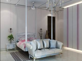 Modern 3BHK flat interiors , Rhythm And Emphasis Design Studio Rhythm And Emphasis Design Studio