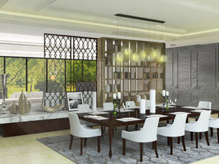 Mekarwangi Residence, SAE Studio (PT. Shiva Ardhyanesha Estetika) SAE Studio (PT. Shiva Ardhyanesha Estetika) Classic style dining room