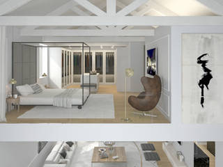 Vivienda Unifamilar - Estocolmo - Suecia, MADBA design & architecture MADBA design & architecture Dormitorios escandinavos