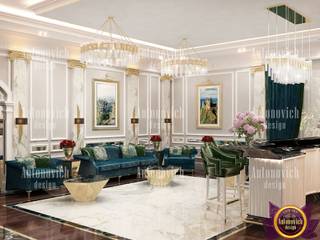 ​Interior design by Katrina Antonovich, Luxury Antonovich Design Luxury Antonovich Design Living room