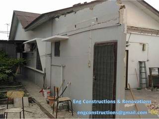 Backyard Extension, Sam Contractors Ipoh Sam Contractors Ipoh Terrace house Bricks