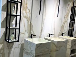 Tendências, Sgabello Interiores Sgabello Interiores Modern Bathroom Marble Beige