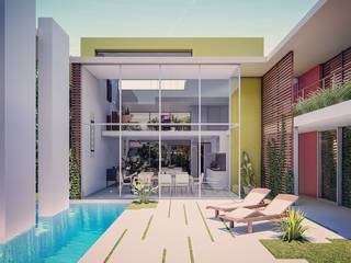 Fort Lauderdale, Fernandez Architecture Fernandez Architecture Modern Bahçe