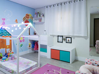 Apartamento 08, PB Arquitetura PB Arquitetura Eclectic style nursery/kids room