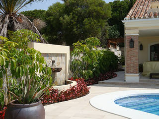 Espacios Exteriores , GM architecture solutions GM architecture solutions Garden Pool Marble