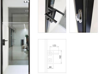 ALU-SW, 핸들옵션, WITHJIS(위드지스) WITHJIS(위드지스) Modern style doors