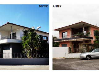 Remodelação exterior de fachadas, GAAPE - ARQUITECTURA, PLANEAMENTO E ENGENHARIA, LDA GAAPE - ARQUITECTURA, PLANEAMENTO E ENGENHARIA, LDA