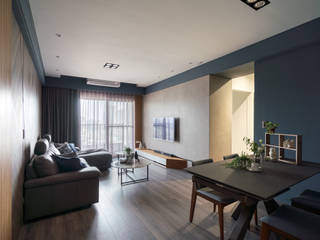 高雄_住宅空間_協勝發HD吳宅, Moooi Design 驀翊設計 Moooi Design 驀翊設計 Scandinavian style living room