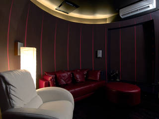 Residential Interior, Jeearch Associate Jeearch Associate Modern style media rooms