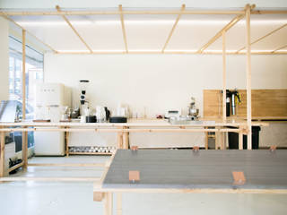 분당 야탑동 CAFE AP, oddstaff oddstaff Modern dining room Wood Wood effect