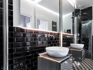 Modernes und extravagantes Badezimmer, Banovo GmbH Banovo GmbH Eclectic style bathroom Tiles Brown