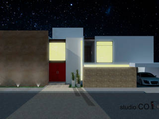 Casa AS Villa M, Studio CODIART arquitectos Studio CODIART arquitectos منزل عائلي صغير أسمنت