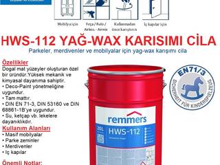 YAĞ - WAX KARIŞIMLI CİLA, BOYACI DÜKKANI BOYACI DÜKKANI Balcones y terrazas clásicos Madera Acabado en madera