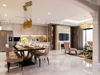 Thiết kế nội thất phong cách Tân Cổ Điển: Nội thất chất lượng - Cuộc sống đẳng cấp, ICON INTERIOR ICON INTERIOR Classic style dining room