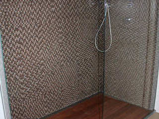 Box Doccia Parete Fissa "Walk-In", SILVERPLAT SILVERPLAT Modern bathroom