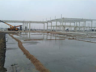 INDUSTRIAL RUNNING WORK AT SANAND, Monoceros Interarch Solutions Monoceros Interarch Solutions Flat roof Iron/Steel