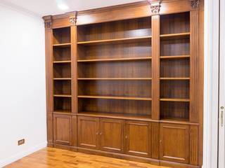 Librerie su Misura in Legno, Falegnameria Grelli Falegnameria Grelli Oficinas de estilo clásico Madera Acabado en madera